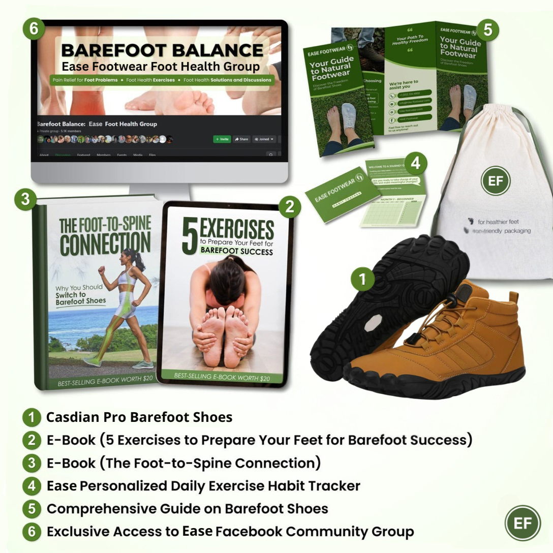 Casdian Pro - All-Day Comfort & Pain-Free Barefoot Shoes (Unisex)